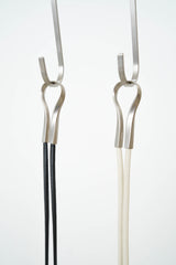 Silver buckle belt w/ knot style