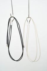 Silver buckle belt w/ knot style