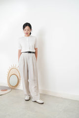 White outline summer cardigan
