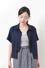 Cami vest w/ floral embroidery