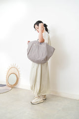 Ivory 2 ways tote bag