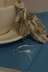 Silver Ribbon necklace