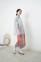 Painting skirt w/ adjustable waist