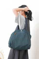 Navy 2 ways tote bag