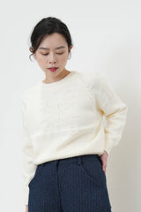 Ivory snowflake sweater