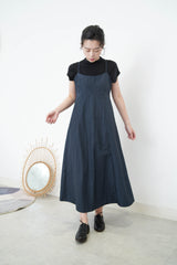 Navy cami derss w/ detail back
