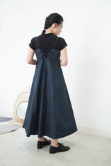 Navy cami derss w/ detail back