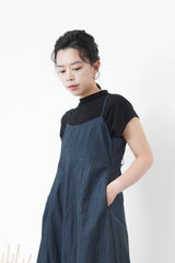 Navy cami derss w/ detail back