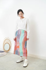 Painting skirt w/ adjustable waist