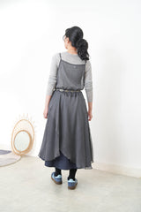 checked cami chiffon one piece