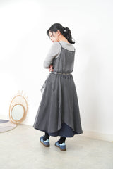 checked cami chiffon one piece