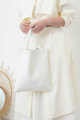 Floral texture tote bag