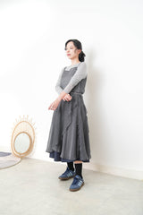 checked cami chiffon one piece