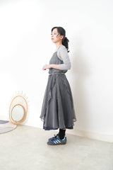 checked cami chiffon one piece