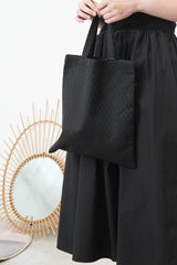 Floral texture tote bag