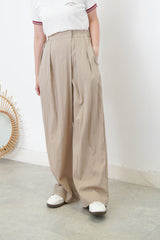 Mocha summer trousers