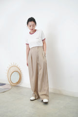 Mocha summer trousers