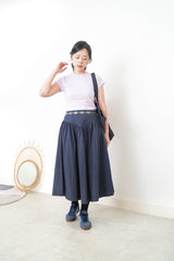 Pastel purple basic tee top