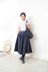 Pastel purple basic tee top