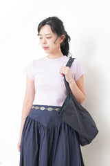 Pastel purple basic tee top