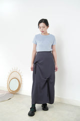 Blue velvet tee top