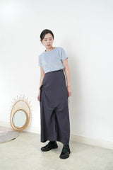 Blue velvet tee top