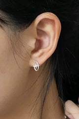 925 silver star earrings
