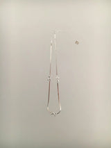 Premium silver necklace in minimal ribbons