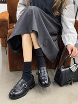 Oxford leather shoes