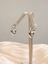 2 loop rings earrings