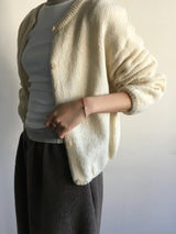 Red rope with silver beads bracelet