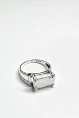 925 silver & pearl ring