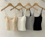 Nude cami inner w/ fixed pad