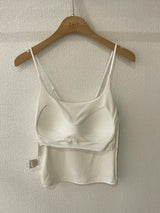 Nude cami inner w/ fixed pad