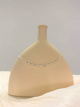 Transparent beads necklace