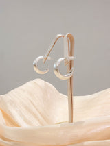 Vintage minimal hoop earrings
