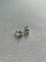 925 silver knot earrings