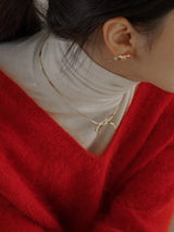 Silver Ribbon necklace