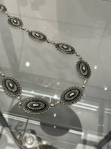 Vintage metallic belt