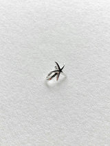 Silver starfish earcuff