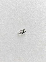 Silver starfish earcuff