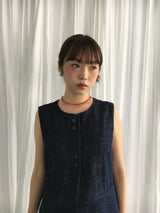 Red and silver necklace
