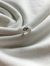 925 silver irregular earrings w/ stones