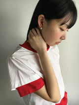 925 silver irregular earrings w/ stones