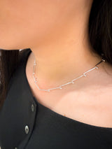 Matte chain necklace