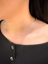 Matte chain necklace