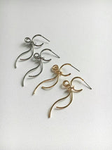 Ribbon ring earrings