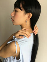 Ribbon ring earrings