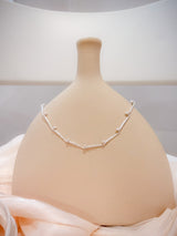 Matte chain necklace