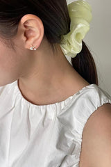 Cross shape earrings